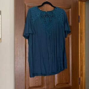 Torrid Beautiful Lace Detail Blouse